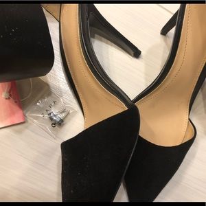Black Zara heels.